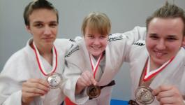 Toni Richter, Antonia Schneider, Franz Enge MDEM U21 Jena 16.02.19