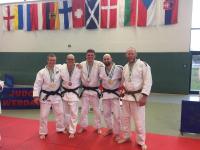 Team Randori-West Leipzig und Robert Becke DSC (zweite v. rechts) - Int. Sachsen Masters Ü30 (OT Langenhessen) 16.03.19