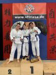 v.l.n.r. Matilde Adam 2. Platz, Josephin Teuchert 1. Platz, Anna Lorenz 1. Platz - LEM U18 (10.09.22)