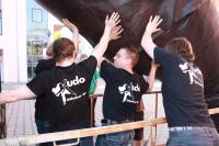 Teamwork - DSC: Stiefelschleppen nach dem Pokalturnier -  Großes Dankeschön an ALLE Helfer !!!