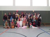 Gruppenbild bei der Faschingsfeier am 11.02.2013 in Ostrau